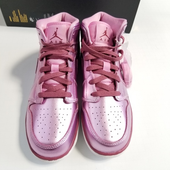 New Nike Air Jordan 1 Mid SE (GS) Sneakers - Picture 5 of 8